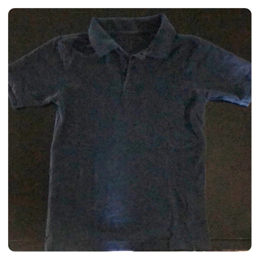 Boys navy blue school shirt